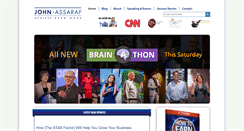 Desktop Screenshot of johnassaraf.com
